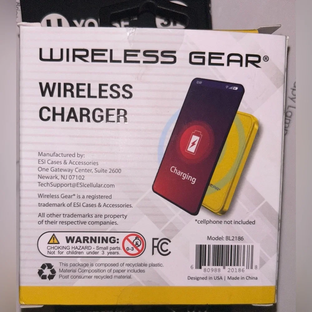NWT Wireless Gear Wireless Charger